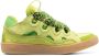 Lanvin Curb leather sneakers Green - Thumbnail 1