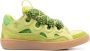Lanvin Curb leather sneakers Green - Thumbnail 1