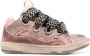 Lanvin Curb leather sneakers Pink - Thumbnail 1