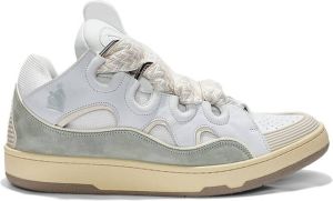 Lanvin Curb leather sneakers White