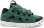 Lanvin Curb oversize-tongue panelled sneakers Green - Thumbnail 1