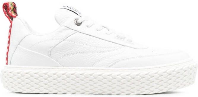 Lanvin Curb trim low-top sneakers White