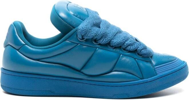 Lanvin Curb XL padded leather sneakers Blue