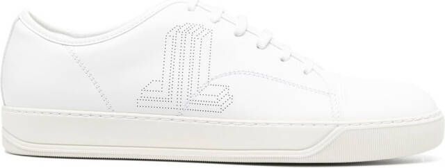 Lanvin DBB1 perforated-logo low-top sneakers White