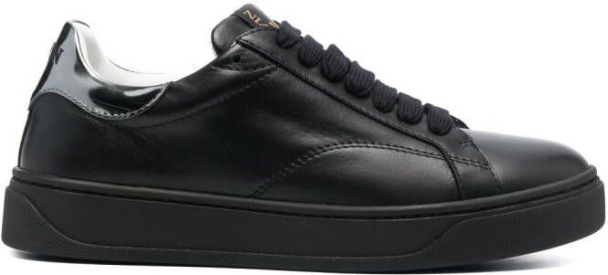 Lanvin DDB0 leather sneakers Black