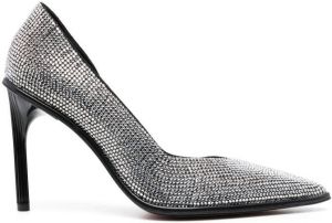 Lanvin Elegant Femme crystal-embellished pumps Silver