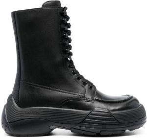 Lanvin Flash-X Bold lace-up boots Black