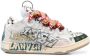 Lanvin graffiti-print lace-up sneakers Grey - Thumbnail 1