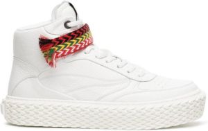 Lanvin high-top leather sneakers White