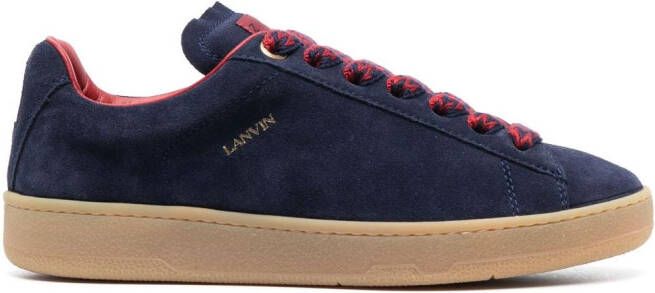 Lanvin lace-up low-top sneakers Blue