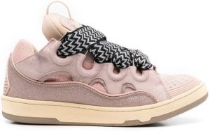 Lanvin lace-up low-top sneakers Pink