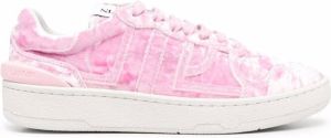 Lanvin low-top lace-up sneakers Pink