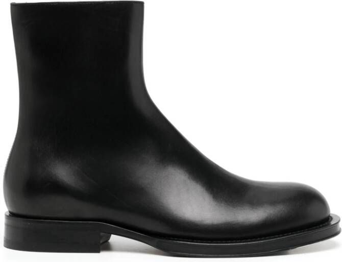 Lanvin Medley leather boots Black