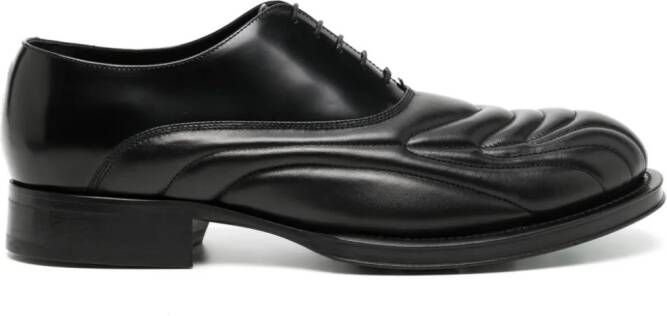 Lanvin Medley Richelieu leather loafers Black