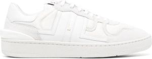 Lanvin panelled lace-up sneakers White