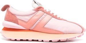 Lanvin panelled low-top trainers Pink
