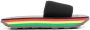 Lanvin rainbow-print sole slides Black - Thumbnail 1