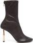 Lanvin Sequence 95mm leather ankle boots Brown - Thumbnail 1