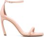 Lanvin swing leather sandals Pink - Thumbnail 1