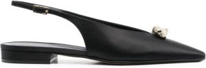 Lanvin Swing slingback mules Black