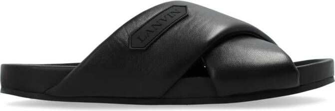 Lanvin Tinkle leather sandals Black