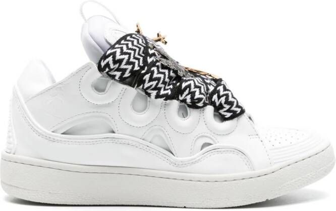 Lanvin x Future Curb leather sneakers White