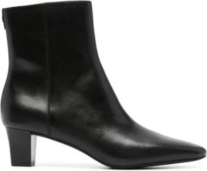 Lauren Ralph Lauren Willa Burnished 55mm leather boots Black