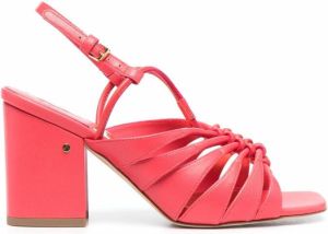 Laurence Dacade 90mm strappy leather sandals Pink