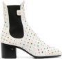 Laurence Dacade Angie 60mm leather boots White - Thumbnail 1