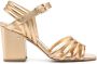 Laurence Dacade Camila 85mm leather sandals Gold - Thumbnail 1