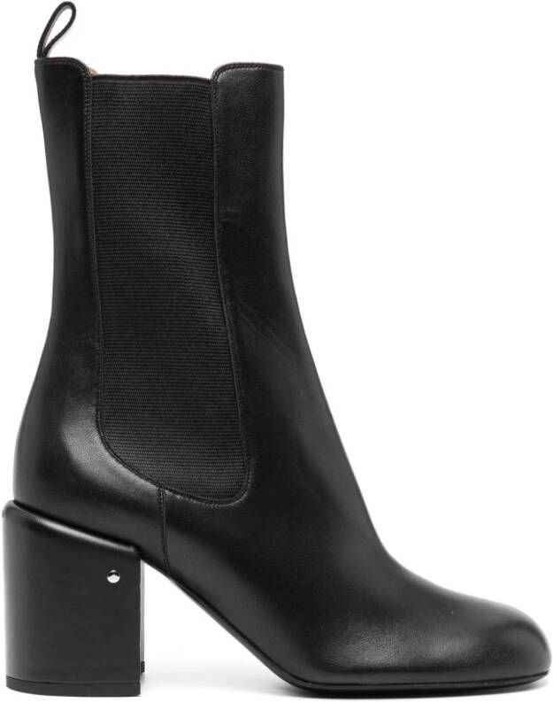 Laurence Dacade Ellen 80mm leather boots Black