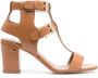 Laurence Dacade Helie buckled leather sandals Brown - Thumbnail 1