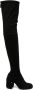 Laurence Dacade Isidor 75mm suede thigh-boots Black - Thumbnail 1