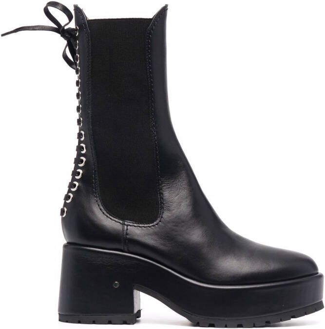 Laurence Dacade lace-up ankle boots Black