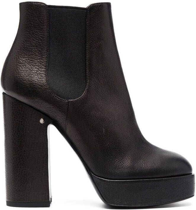 Laurence Dacade Rosa leather ankle boots Black
