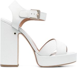 Laurence Dacade Rosange 136mm platform sandals White