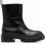 L'Autre Chose ankle-length leather boots Black - Thumbnail 1