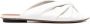 L'Autre Chose twist front leather sandals White - Thumbnail 1
