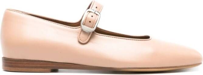 Le Monde Beryl Mary Jane leather ballerina shoes Neutrals