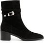 Le Monde Beryl pointed-toe suede ankle boots Black - Thumbnail 1