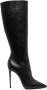 Le Silla 120mm pointed-toe leather boots Black - Thumbnail 1