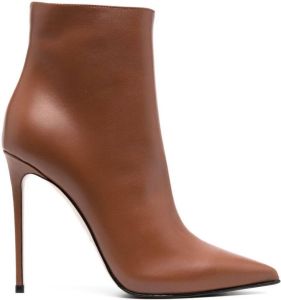 Le Silla 125mm Eva leather ankle boots Brown