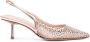 Le Silla 70mm studded pointed pumps Pink - Thumbnail 1