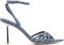 Le Silla 90mm denim sandals Blue - Thumbnail 1