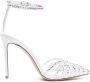 Le Silla Afrodite 110mm crystal-embellished sandals White - Thumbnail 1