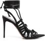 Le Silla Afrodite wraparound 110mm sandals Black - Thumbnail 1