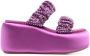 Le Silla Aiko 85mm embellished sandals Purple - Thumbnail 1