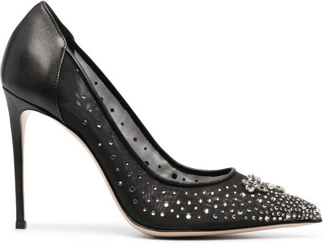 Le Silla Anastasia crystal-embellished pumps Black