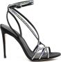 Le Silla Belen 105mm crystal-embellished sandals Black - Thumbnail 1