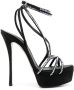 Le Silla Belen 140mm sandals Black - Thumbnail 1